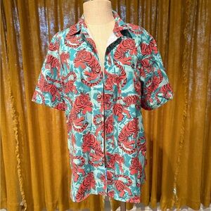 Hawaiian Tiger Shirt